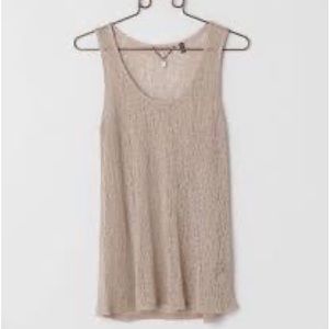 BKE Metallic tank top